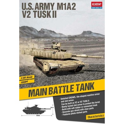 Academy U.S. Army M1A2 V2 Tusk II 13504 1:35