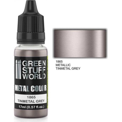 Green Stuff World Metallic Paint Tinmetal Grey 17 ml