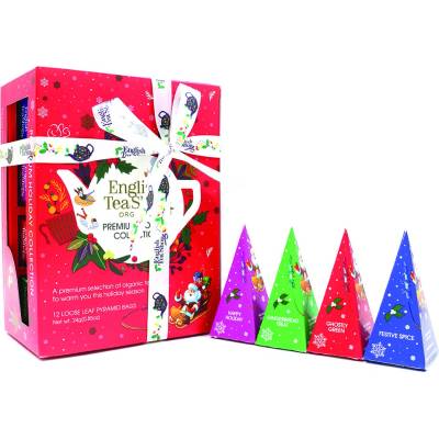 English Tea Shop Sada čajů Holiday Red Prism 12 čajových sáčků