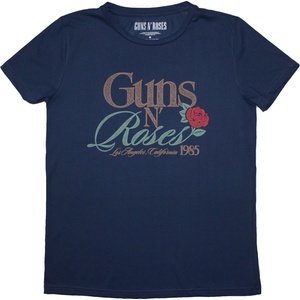Guns N' Roses California 1985 Denim Blue M Дамски Риза (GNRTS157LD02)
