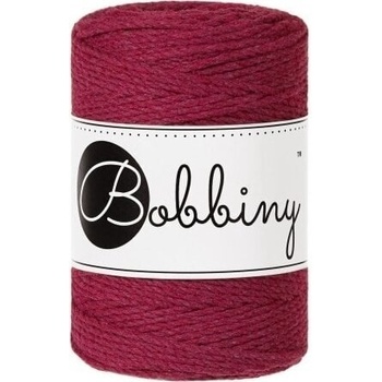Bobbiny 3PLY Macramé Rope 1, 5 mm 100 m Wine Red юта (TD-E043)