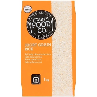 Hearty Food Co. Ryža guľatozrnná 1 kg