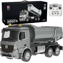 IQ models RC sklápěč Mercedes-Benz Arocs 1:20 šedá RC_97607 RTR 1:10