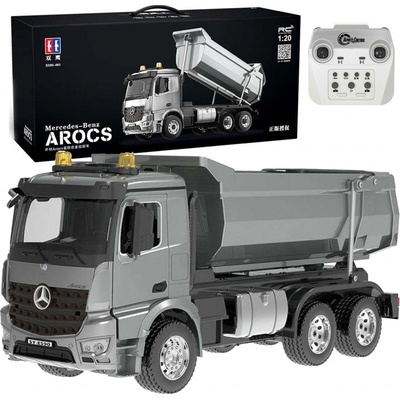 IQ models RC sklápěč Mercedes-Benz Arocs 1:20 šedá RC_97607 RTR 1:10 – Zboží Dáma