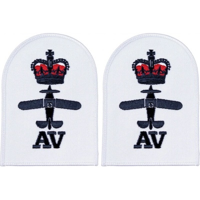 Náramenník britský ROYAL NAVY AV - biely