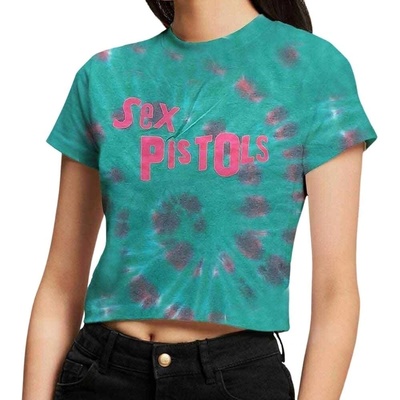 Sex Pistols Logo (Wash Collection) Green M Дамски Риза (<![CDATA[SPCT28LDD02]]>)