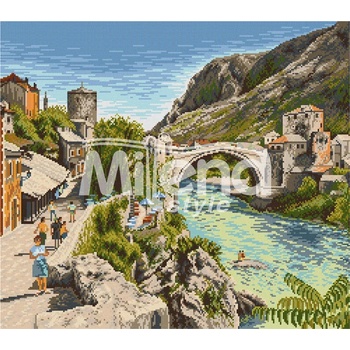 Image 1 of Milena Style Мостар - Печатана Aida 14 ct без конци