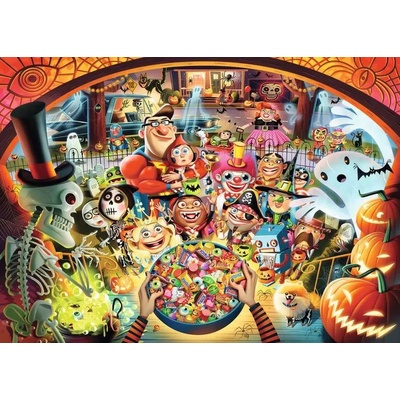 Ravensburger - Puzzle Trick or Treat - 1 000 piese