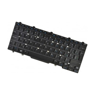 Dell Latitude E5450 Klávesnice CZ/SK Černá Bez rámečku