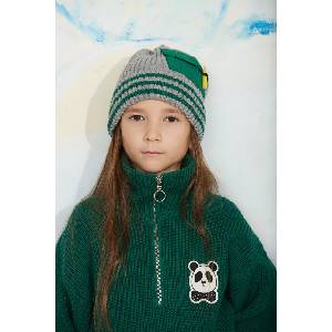 Mini Rodini шапка бийни за деца от памук (26765113)