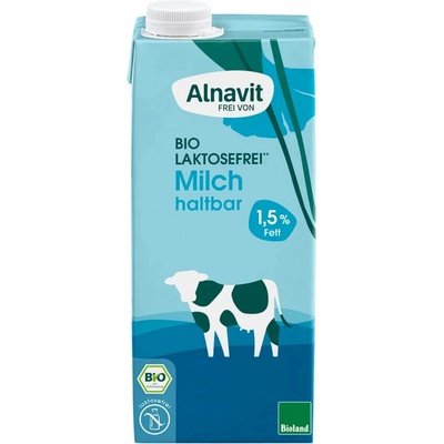 Alnavit Bio bezlaktózové UHT mléko 1,5 % 1 l