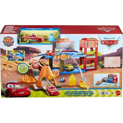 Mattel Disney Cars Hrací set Race and Rescue Velitelství