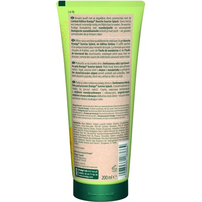 Kneipp Sunrise Splash Body Wash Sprchový gel 200 ml