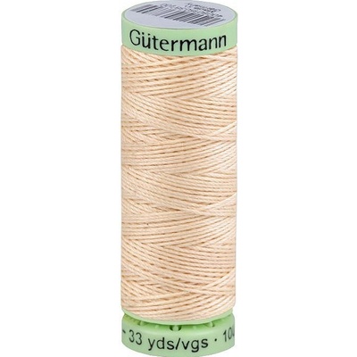Prima-obchod Polyesterové nitě Gütermann Jeans návin 30 m, barva 5 béžová sytá světlá