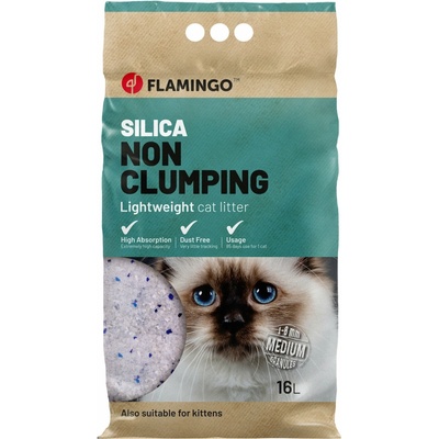 Flamingo Silica Podestýlka pro kočky 16 l