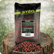 Stég Pellet Mix 5 mm 800 g Strawberry Halibut