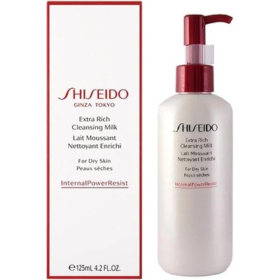 Shiseido Extra Rich почистващо мляко за лице за суха кожа за жени 125 мл