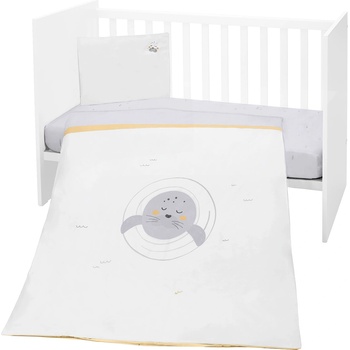 KikkaBoo Бебешки спален комплект 5 части Seally Me (41101050071)