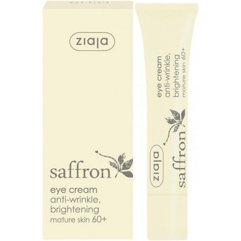 Ziaja Saffron protivráskový rozjasňujúci očný krém Mature Skin 60+ 15 ml