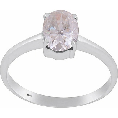 Nefertitis Stříbrný prsten s moissanitem NF62719