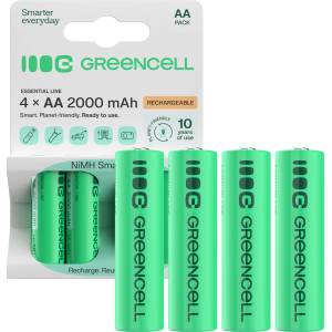 Green Cell Презареждаеми батерии 4x AA HR6 2000 mAh (GR02)