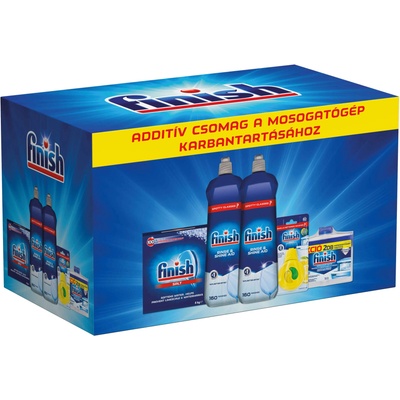 Finish Пакет добавки за финишна обработка за поддръжка на съдомиялни машини + Подарък за проба на продукта (5997321735870)