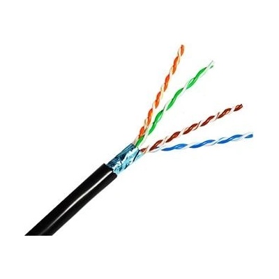 Optix 0144 FTP, Cat5E, drôt, -40 - 70°C Outdoor premium, box, 305m, černý