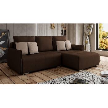 Холна гарнитура Комбо кафяв с бежов