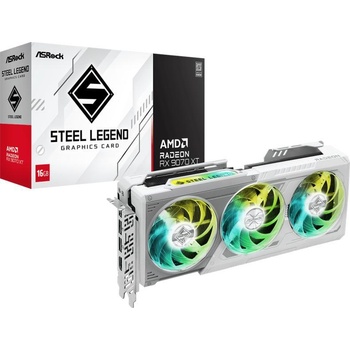 Image 1 of ASRock Radeon RX 9070 XT Steel Legend 16GB GDDR6 256bit (RX9070XT SL 16G)