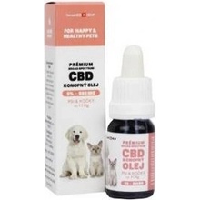 CBD olej pre malé psy a mačky 5% 10 ml