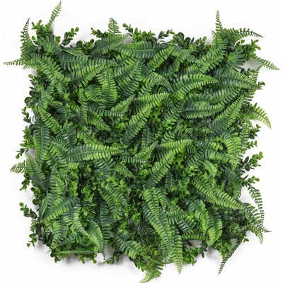 G21 Listo Ferns Umělá zelená stěna, 50 × 50 cm