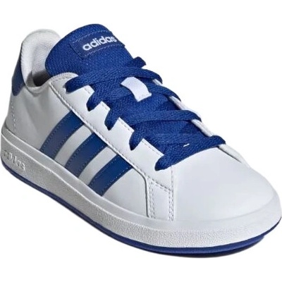 adidas chlapčenská rekreačná obuv Grand Court 2.0 Jr cloud white/team royal blue/core black