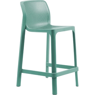 Nardi Net 65 cm Tyrkysově modrá plastová zahradní barová židle