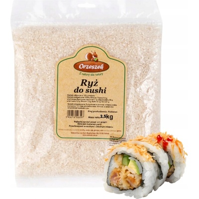 Orzeszek Ryža na sushi biela 2,5 kg