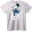 NOONEBRAND Тениска Стич в джоб - XL, White