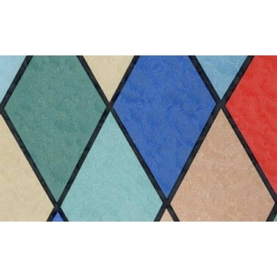 Patifix Фолио за стъкло цветен ромб - ширина 45 см