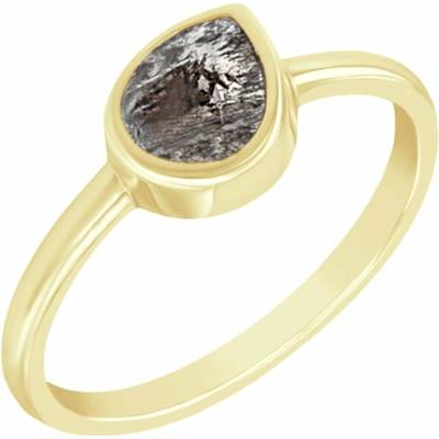 Eppi Prsteň so salt and pepper pear diamantom Levander R41560