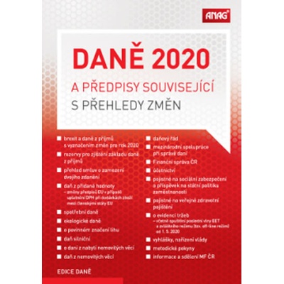 Daně 2020 a předpisy související s přehledy změn