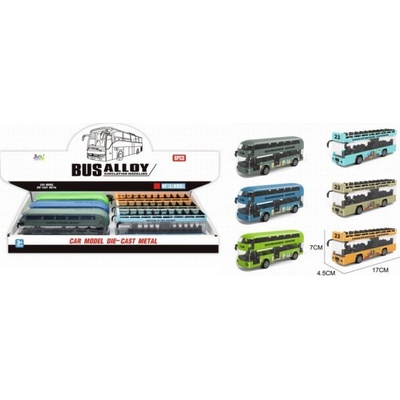 Alltoys Autobus dvojposchodový 158 tmavě zelený