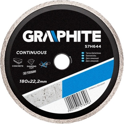 Graphite Kotouč diamantový 180 x 22 mm 57H644