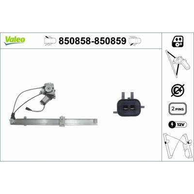 Mechanizmus zdvíhania okna VALEO 850858