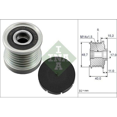 Předstihová spojka Schaeffler INA 535 0038 10