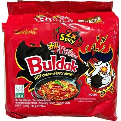 Samyang Pikantní kuřecí ramen Buldak 2x Extra pikantní 700 g