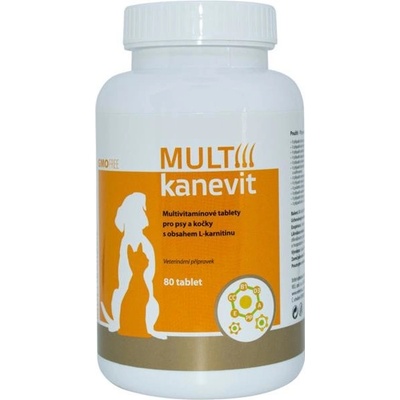 MULTIkanevit tablety pro psy a kočky 80 tbl