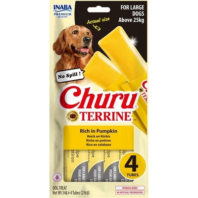 Inaba Churu Terrine dog tekvica 4 x 54 g
