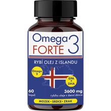 Omega 3 Forte 3600 mg rybí olej 60 kapslí