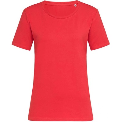 Stedman stretch-t relaxed st9730 / Дамска еластична тениска - аленочервена m (st9730srem)