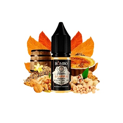 Bombo Platinum Tobaccos Nutty Supra salts 10ml