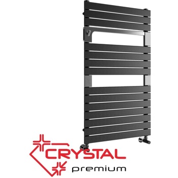 Crystal Водна лира за баня Crystal PREMIUM, 510 W, 952×550 mm, антрацит (Crystal PREMIUM)