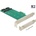 Delock PCI Express карта 2 x вътрешен M. 2 Key B 110 мм - Нисък профил